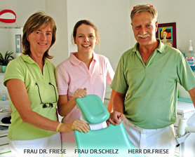 Dr. Hubert Friese, Dr. Astrid Schelt, Dr. Gunhild Friese